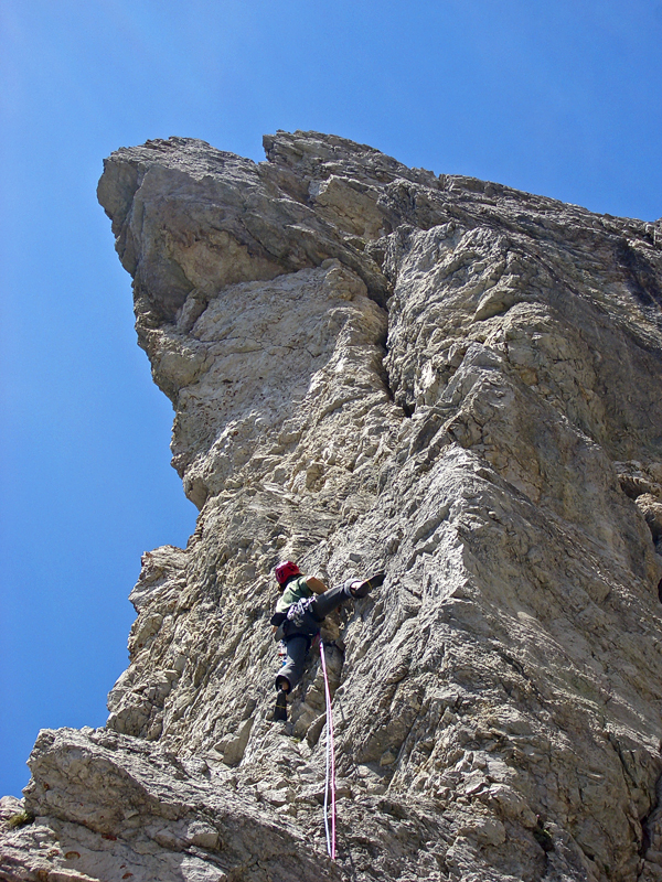 cimg0564_800.jpg - Fiameskante, Klettern hoch über Cortina [Italien, Dolomiten]